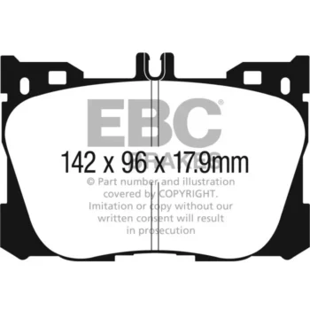 EBC Ultimax2™ Brake Pads DPX3070 - Image 2