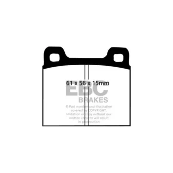 Alternative view of EBC Ultimax2™ Brake pads Dp104