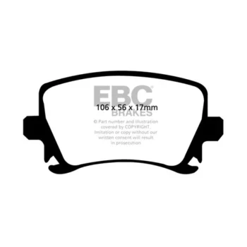 Alternative view of EBC Ultimax2™ Brake Pads DP1518