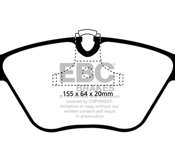 Alternative view of EBC Ultimax2™ Brake Pads DP1552