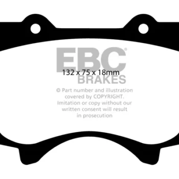 Alternative view of EBC Ultimax2™ Brake Pads DP1657