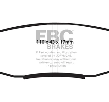 Alternative view of EBC Ultimax2™ Brake Pads DP1816