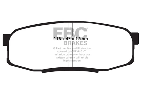 EBC Ultimax2™ Brake Pads DP1816 - Image 2