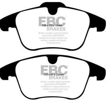 Alternative view of EBC Ultimax2™ Brake Pads DP1932