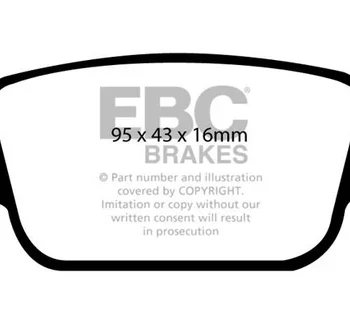 Alternative view of EBC Ultimax2™ Brake Pads DP1933