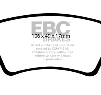 Alternative view of EBC Ultimax2™ Brake Pads DP1934