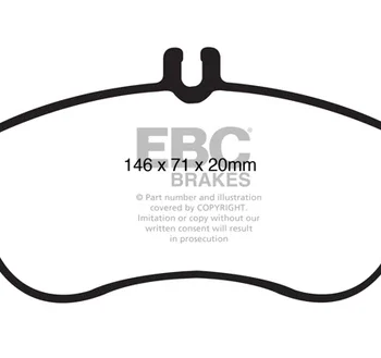 Alternative view of EBC Ultimax2™ Brake Pads DP1989