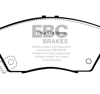 Alternative view of EBC Ultimax2™ Brake Pads DP891