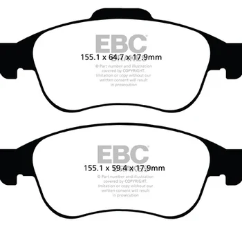Alternative view of EBC Ultimax2™ Brake Pads DPX2023