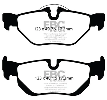 Alternative view of EBC Ultimax2™ Brake Pads DPX2069