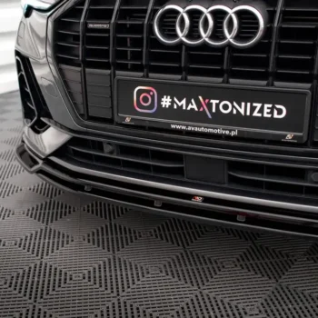 AU-Q3-2-SLINE-FD2G+FD2RG | MAXTON DESIGN | Front Splitter V.2 Audi Q3 S-Line F3 - Image 2