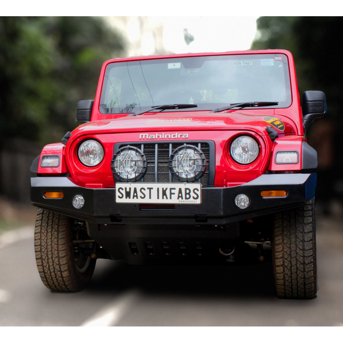 Swastik Fabs New Thar Front Bumper With Radiator Guard without bull-bar (250024) - Image 1