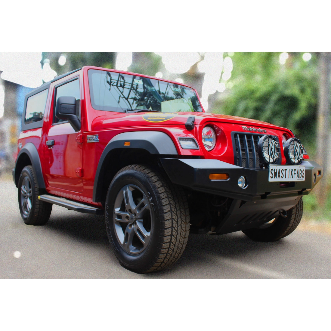 Swastik Fabs New Thar Front Bumper With Radiator Guard without bull-bar (250024) - Image 4