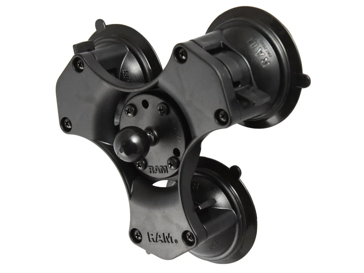 RAM® Twist-Lock™ Triple Suction Cup Ball Base - B Size(RAP-B-365-224-1U ) - Image 2