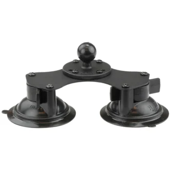 RAM® Twist-Lock™ Dual Suction Cup Base with Ball(RAM-B-189B-202U ) - Image 1