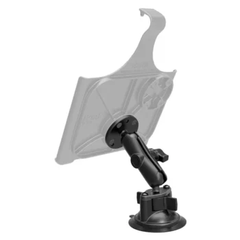 RAM® Twist-Lock™ Suction Cup Double Ball Mount with Round Plate - Medium(RAM-B-166-202U) - Image 2