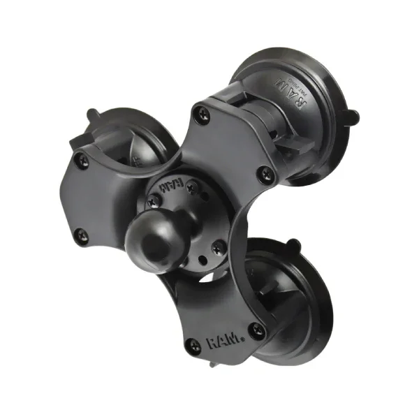 RAM® Twist-Lock™ Triple Suction Cup Ball Base - B Size(RAP-B-365-224-1U ) - Image 1