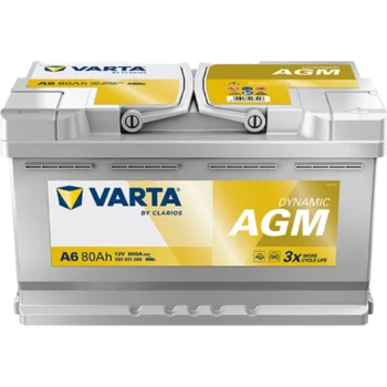 Varta Silver Dynamic AGM A6 (80Ah) - Image 1