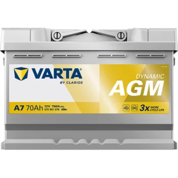Varta Silver Dynamic AGM A7 (70Ah) - Image 2