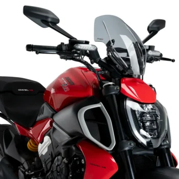 Puig New Generation Adjustable Windscreen for DUCATI DIAVEL V4 (2025) (21713) - Image 1