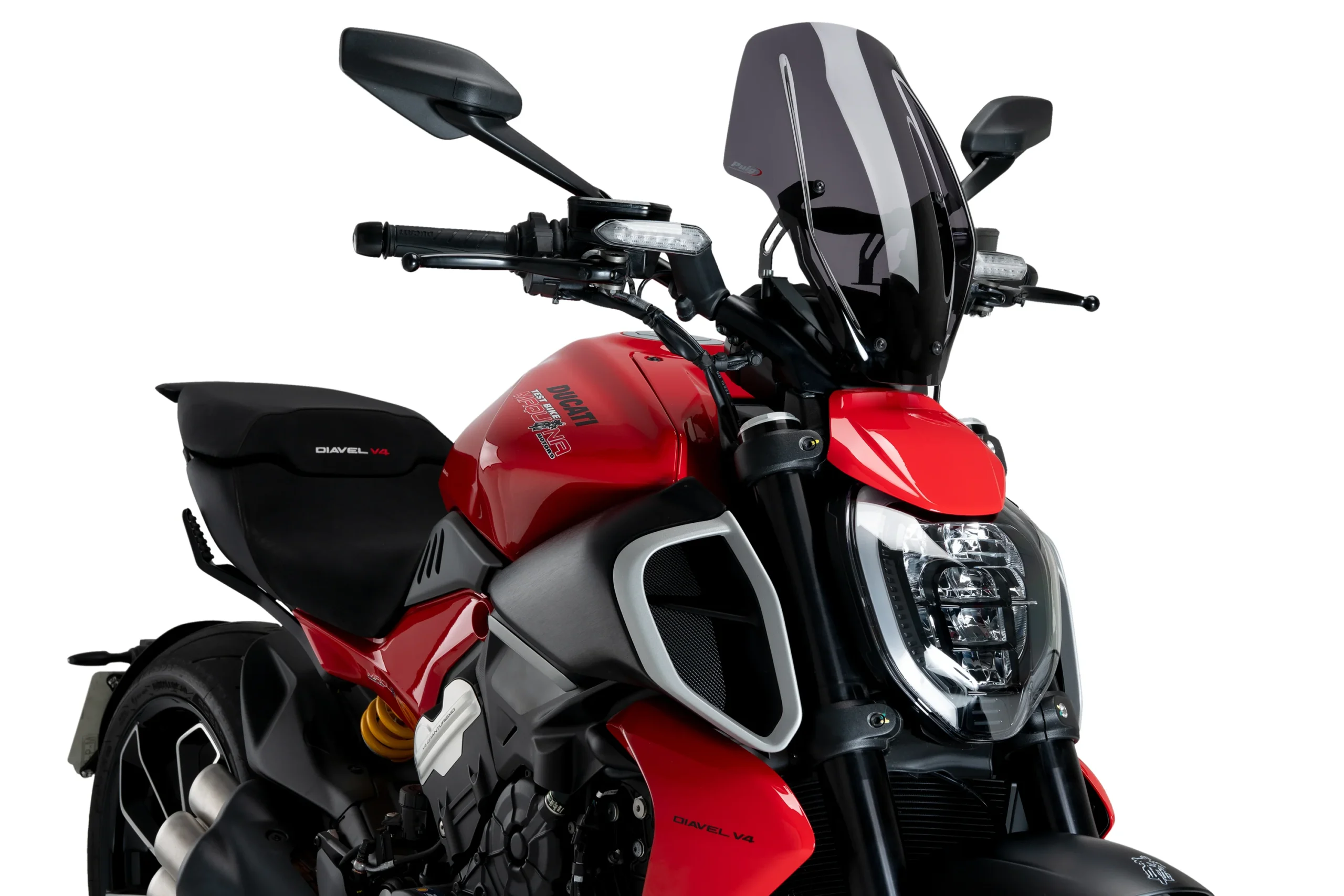 Puig New Generation Adjustable Windscreen for DUCATI DIAVEL V4 (2025) (21713) - Image 2
