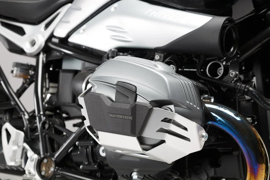SW-Motech Cylinder Guard for BMW R1200GS/GSA & R nineT - BLEM(MSS.07.754.10000/S-BL) - Image 1