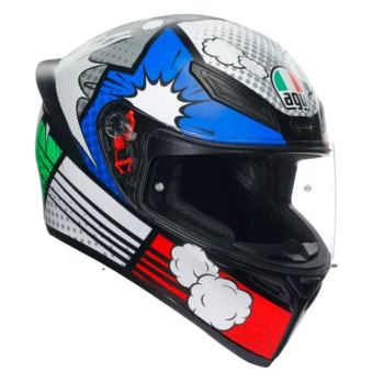 AGV K1 S HELMET - BANG MATT ITALY/BLUE (ISI & ECE2206) - Image 2
