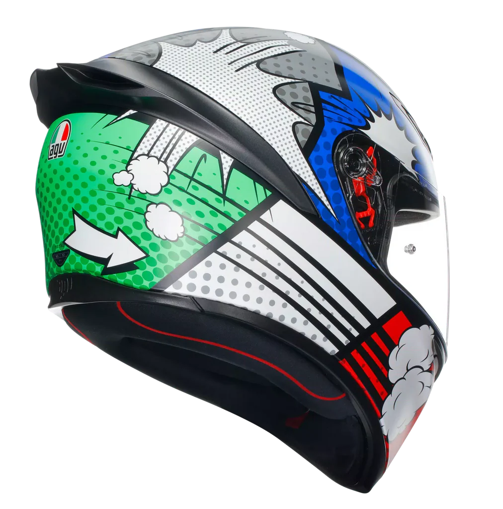 AGV K1 S HELMET - BANG MATT ITALY/BLUE (ISI & ECE2206) - Image 3