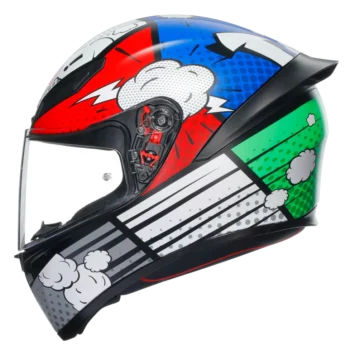 AGV K1 S HELMET - BANG MATT ITALY/BLUE (ISI & ECE2206) - Image 1