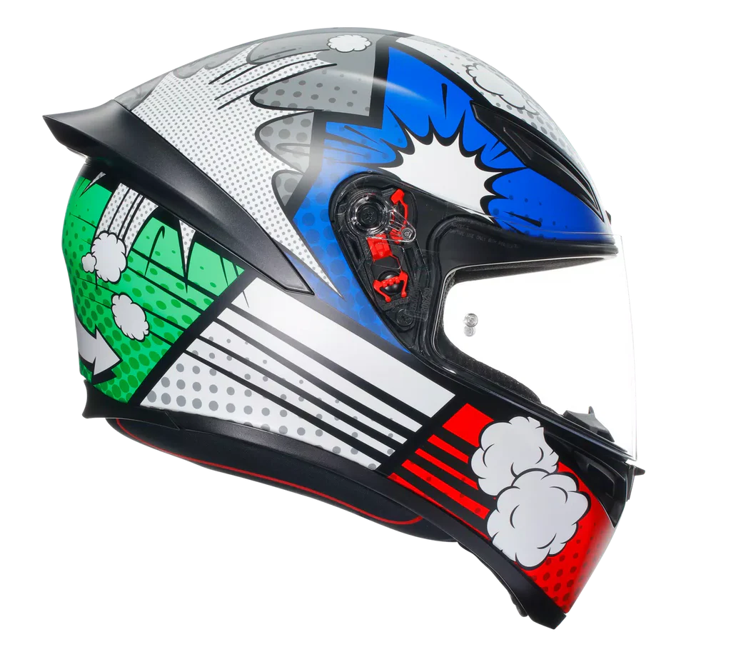 AGV K1 S HELMET - BANG MATT ITALY/BLUE (ISI & ECE2206) - Image 4