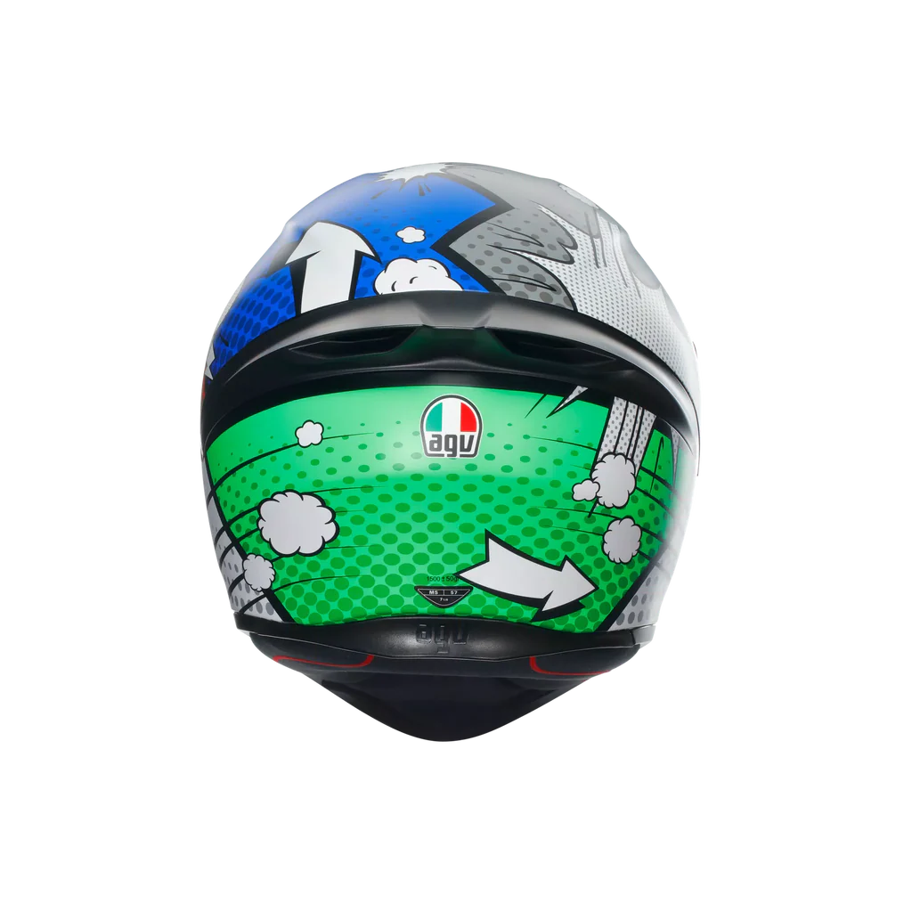AGV K1 S HELMET - BANG MATT ITALY/BLUE (ISI & ECE2206) - Image 6