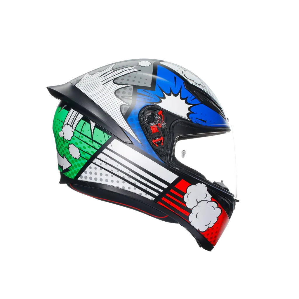 AGV K1 S HELMET - BANG MATT ITALY/BLUE (ISI & ECE2206) - Image 7