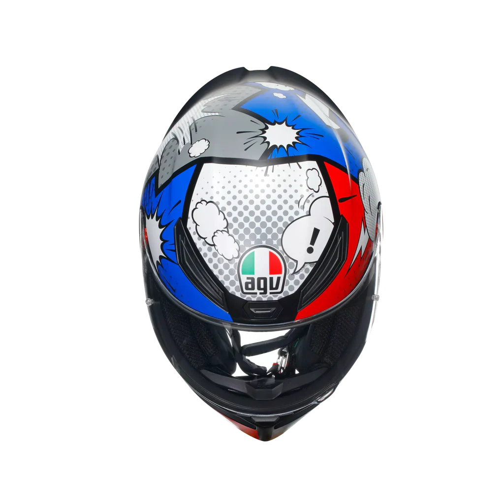 AGV K1 S HELMET - BANG MATT ITALY/BLUE (ISI & ECE2206) - Image 8