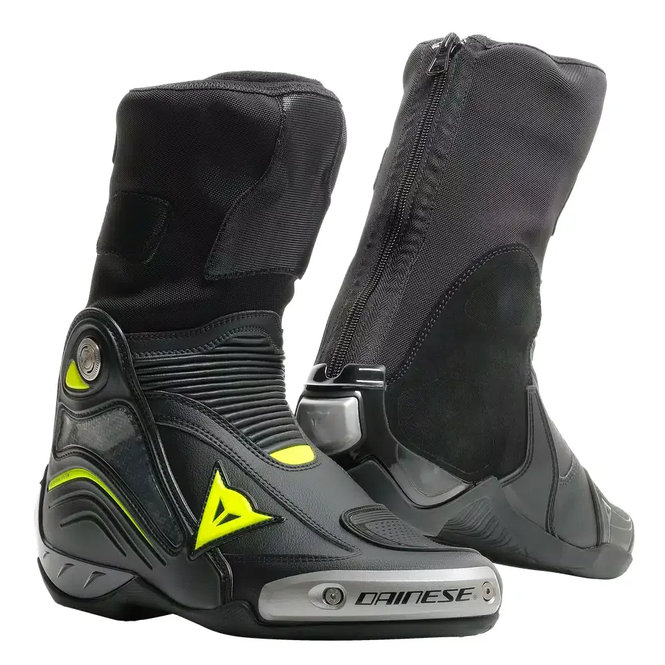Dainese Axial D1 Boots (BLACK/FLUO-YELLOW) - Image 1