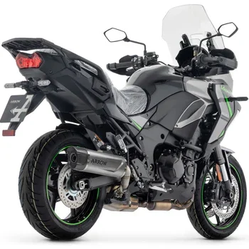 Arrow Indy Race EVO Titanium Silencer with Carbon End Cap for Kawasaki Versys 1100 (2025-26) (71993PK)
