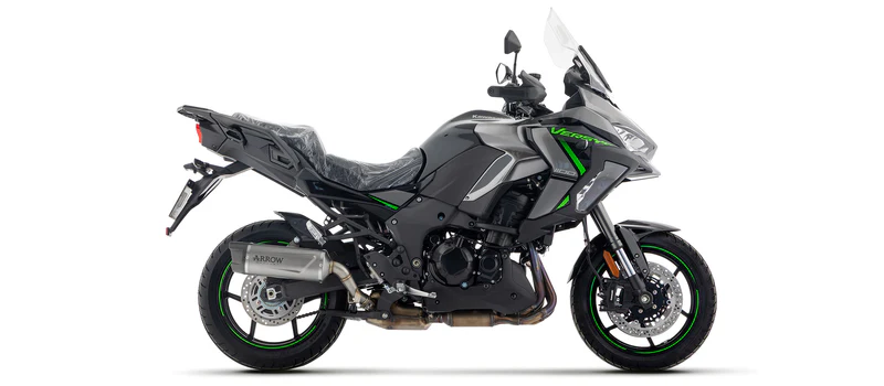 Arrow Indy Race EVO Titanium Silencer with Carbon End Cap for Kawasaki Versys 1100 (2025-26) (71993PK) - Image 2