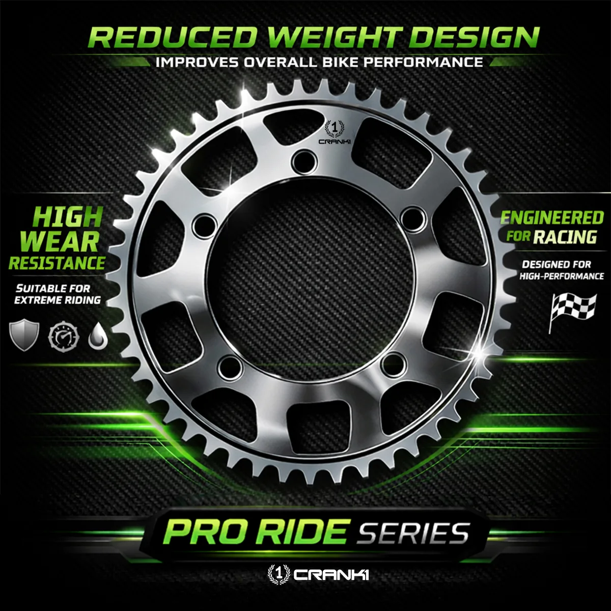 Crank1 Chain And Sprocket Kit For Kawasaki Versys 650 (2013 Onwards) - Image 3