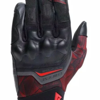 Dainese Ermex Gloves (BLACK/LAVA-RED) - Image 2