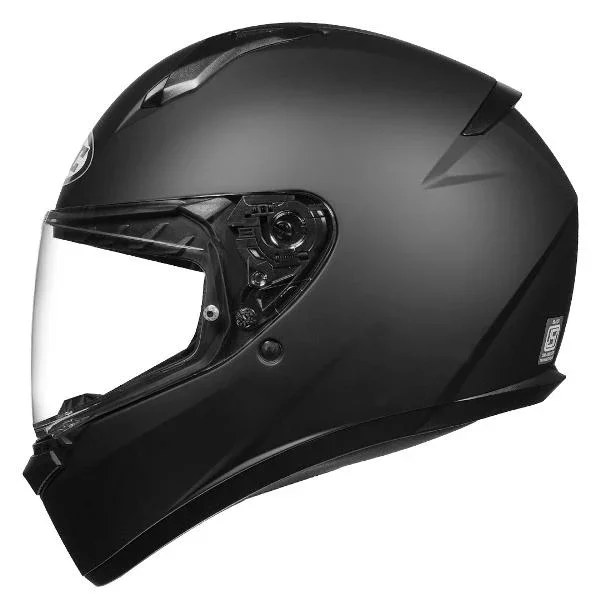 HJC C10 SOLID SEMI FLAT BLACK - Image 2