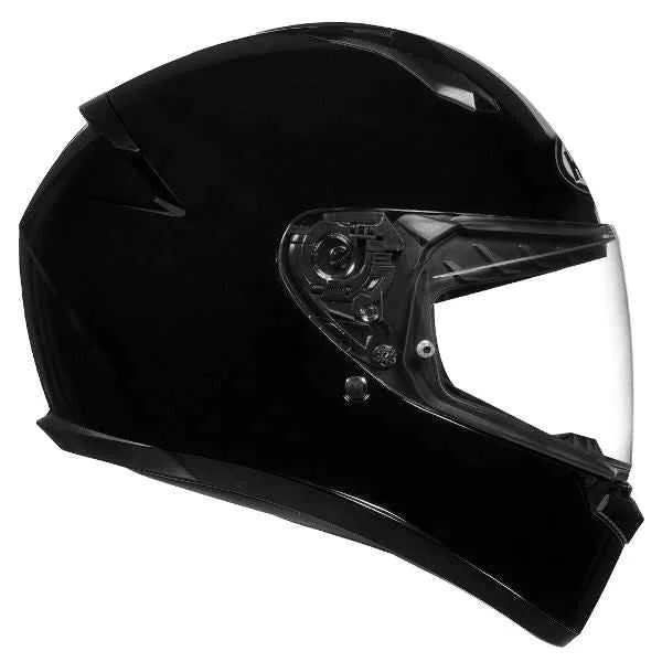 HJC C10 SOLID BLACK - Image 5