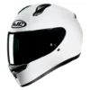 HJC C10 SOLID WHITE - Image 1