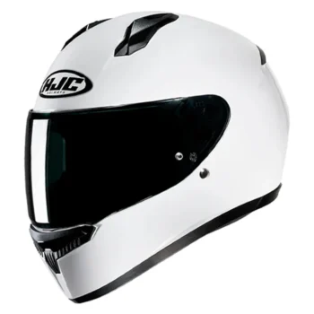HJC C10 SOLID WHITE - Image 1