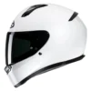 HJC C10 SOLID WHITE - Image 3
