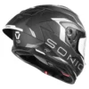 Korda Sonic GP Roadlion Helmet (Matt Black Grey) - Image 3