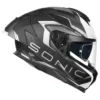Korda Sonic GP Roadlion Helmet (Matt Black Grey) - Image 6