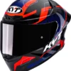 KYT TT-REVO SPEEDING BLACK RED BLUE - Image 3