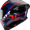 KYT TT-REVO SPEEDING BLACK RED BLUE - Image 4