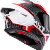 KYT TT-REVO SPEEDING WHITE RED - Image 6