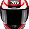 KYT TT-REVO SPEEDING WHITE RED - Image 7