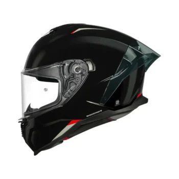 Korda Shockwave Solid Helmet (Gloss Black) - Image 1